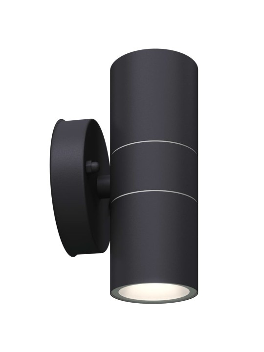 Led-seinävalaisimet ulkotiloihin 2 kpl ruost. teräs ylös/alas