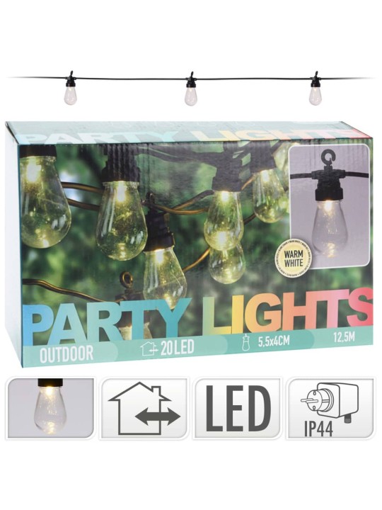 ProGarden LED-juhlavalaistussarja 20 lamppua 4,5 V