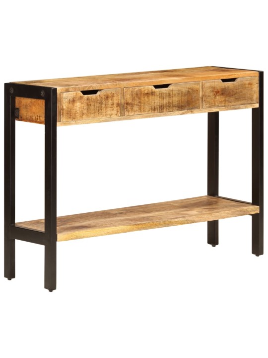 Senkki 3 laatikolla 110x35x75 cm kiinteä mangopuu