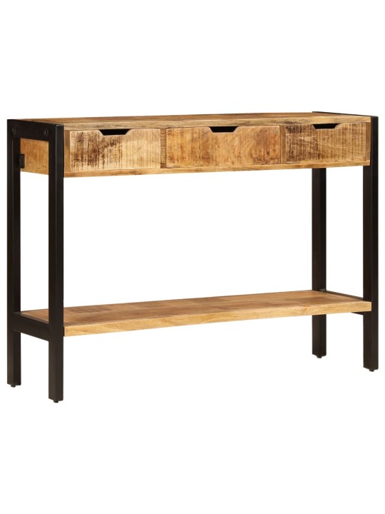 Senkki 3 laatikolla 110x35x75 cm kiinteä mangopuu