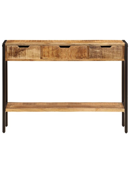 Senkki 3 laatikolla 110x35x75 cm kiinteä mangopuu
