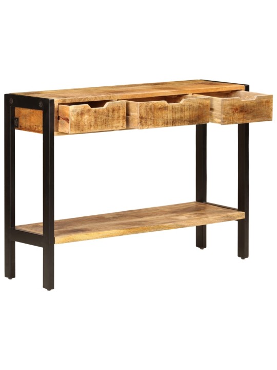 Senkki 3 laatikolla 110x35x75 cm kiinteä mangopuu