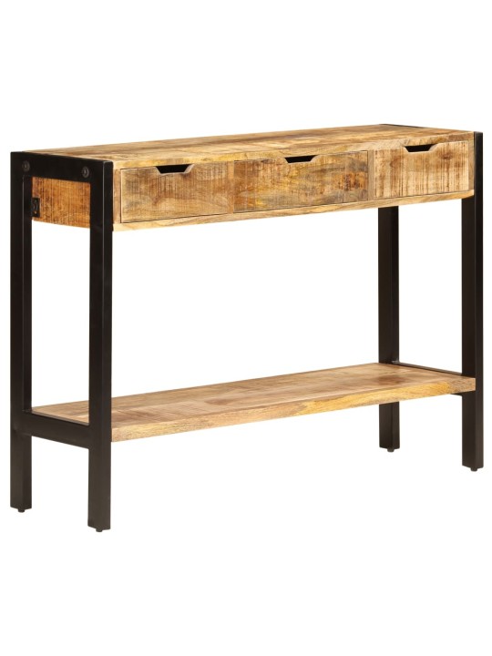 Senkki 3 laatikolla 110x35x75 cm kiinteä mangopuu