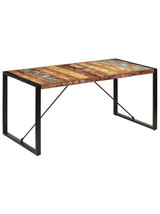 Ruokapöytä 160x80x75 cm uusiokäytetty puu