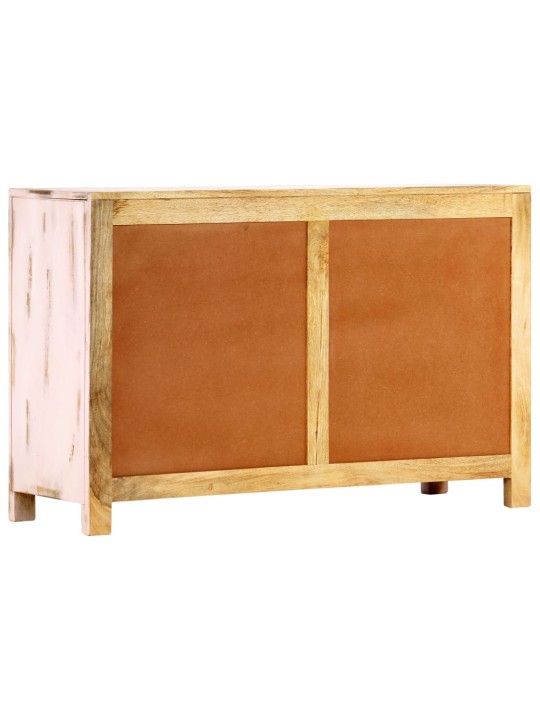 Senkki vaaleanpunainen 110x35x70 cm täysi mangopuu