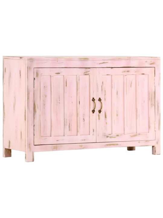 Senkki vaaleanpunainen 110x35x70 cm täysi mangopuu