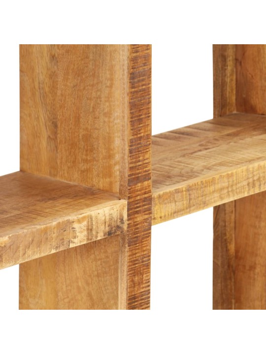 Kirjahylly 80x25x175 cm kiinteä mangopuu