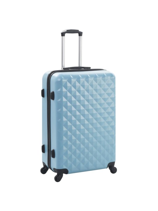 Kovapintainen matkalaukkusarja 3 kpl sininen ABS