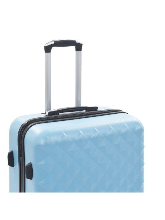 Kovapintainen matkalaukkusarja 3 kpl sininen ABS