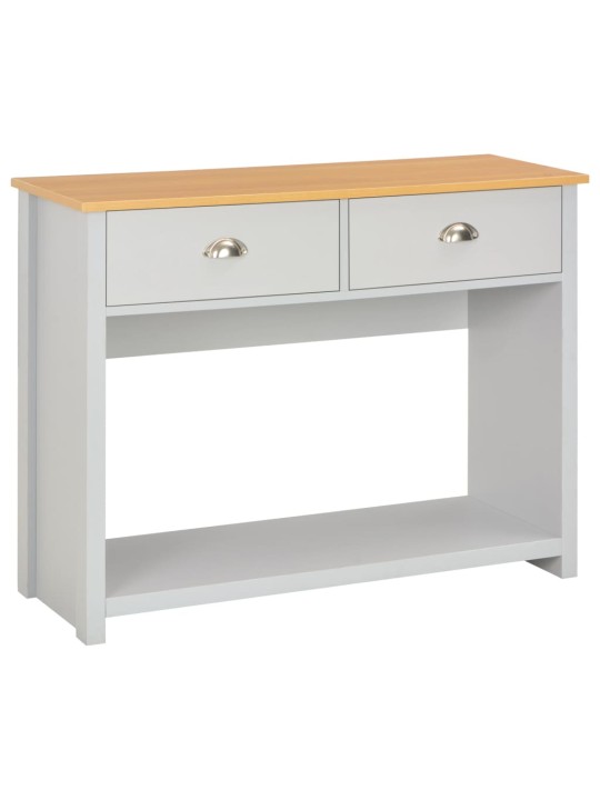 Konsolipöytä harmaa 97x35x76 cm