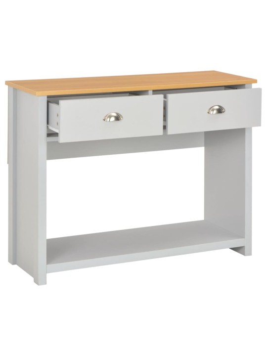 Konsolipöytä harmaa 97x35x76 cm