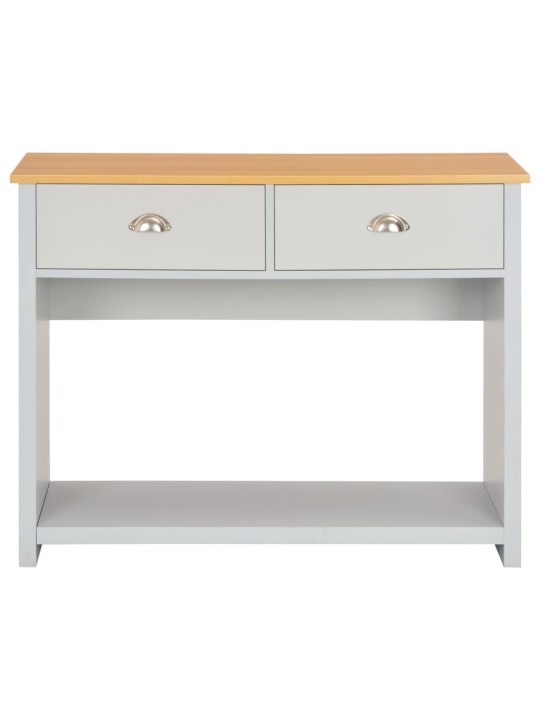 Konsolipöytä harmaa 97x35x76 cm