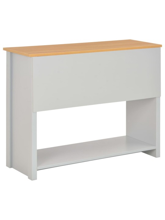 Konsolipöytä harmaa 97x35x76 cm