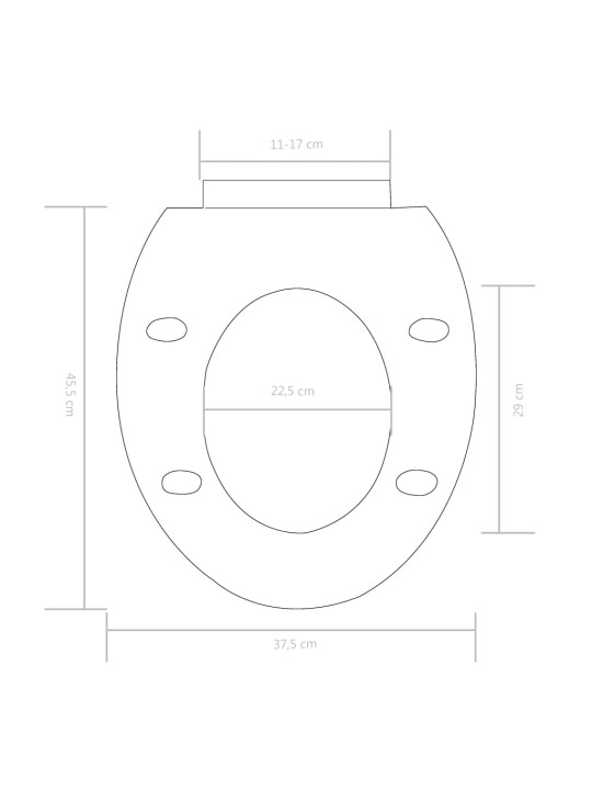 Soft-close WC-istuin pikakiinnityksellä valkoinen