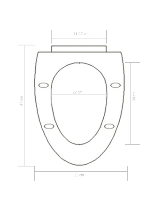 Soft-close WC-istuin pikakiinnityksellä valkoinen