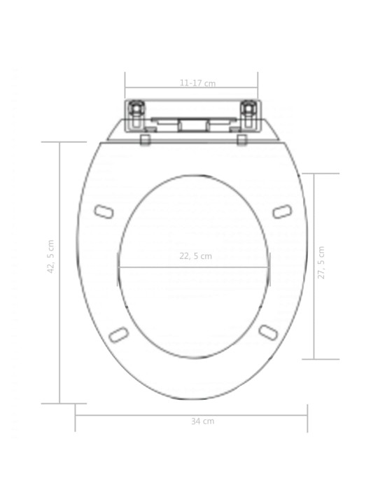 Soft-close WC-istuin pikakiinnityksellä musta