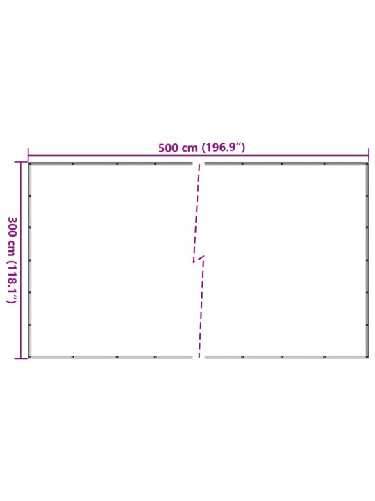 Konttiverkko HDPE 3x5 m musta