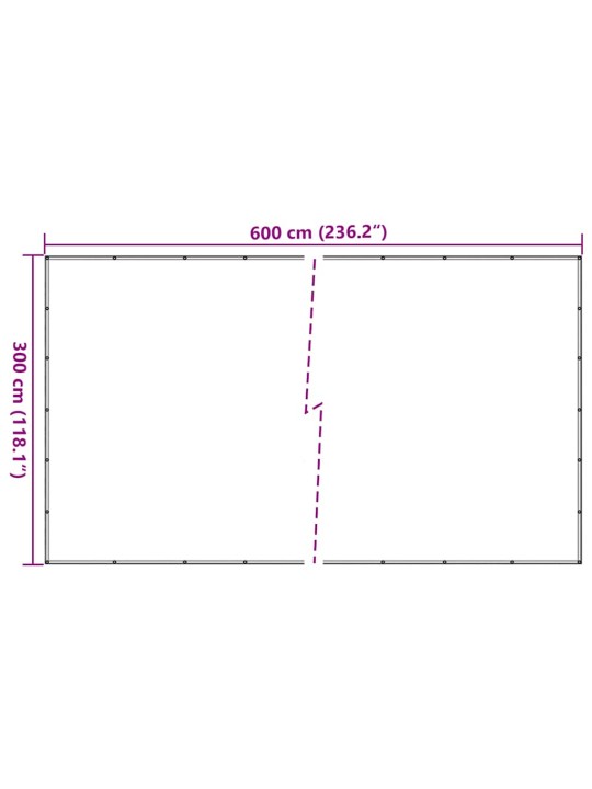 Konttiverkko HDPE 3x6 m musta