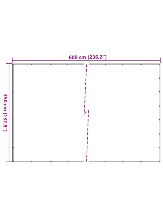 Konttiverkko HDPE 3,5x6 m musta