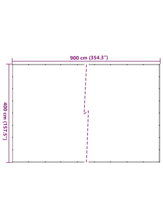 Konttiverkko HDPE 4x9 m musta