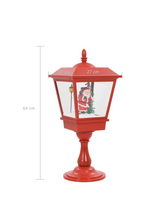 Jouluinen jalustavalaisin joulupukilla 64 cm led