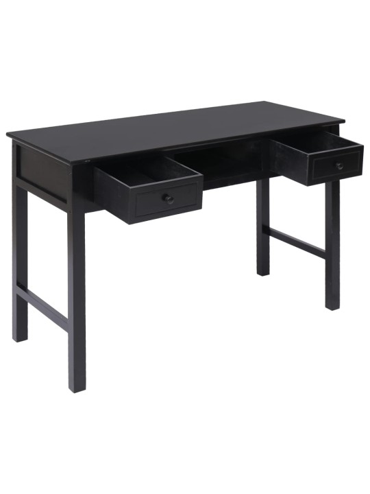 Kirjoituspöytä harmaa 110x45x76 cm puinen