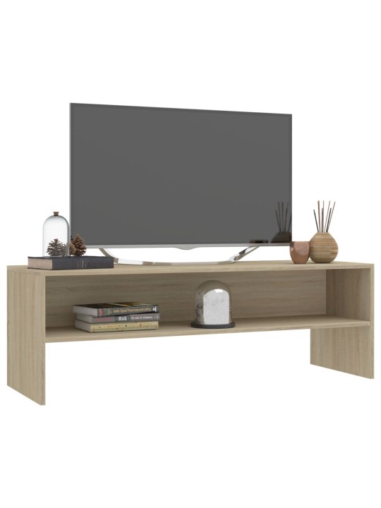 TV-taso Sonoma tammi 120x40x40 cm lastulevy