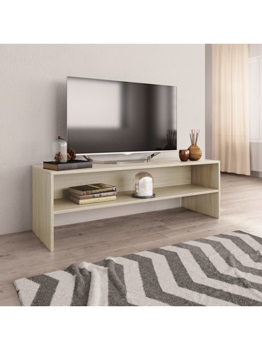 TV-taso Sonoma tammi 120x40x40 cm lastulevy