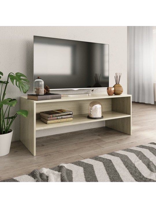 TV-taso Sonoma tammi 100x40x40 cm lastulevy