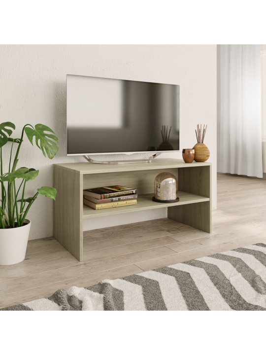 TV-taso Sonoma tammi 80x40x40 cm lastulevy