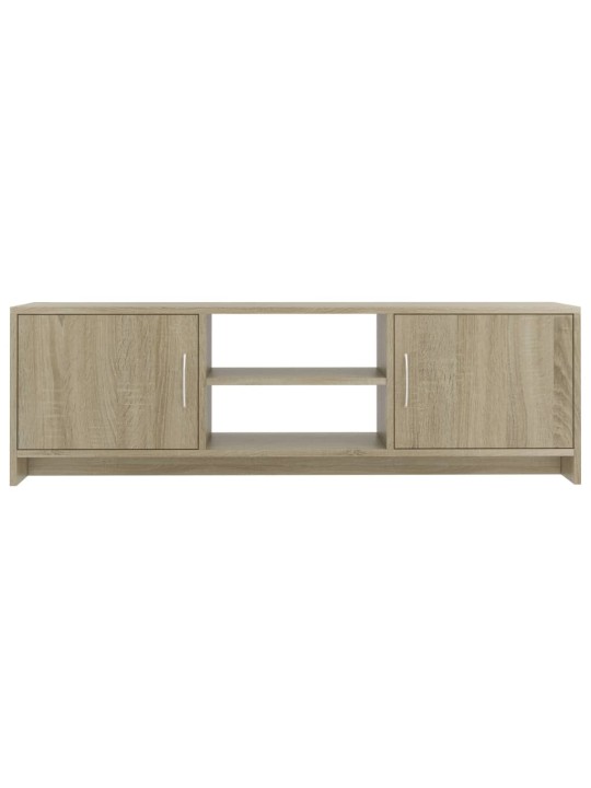 TV-taso Sonoma tammi 120x30x37,5 cm lastulevy