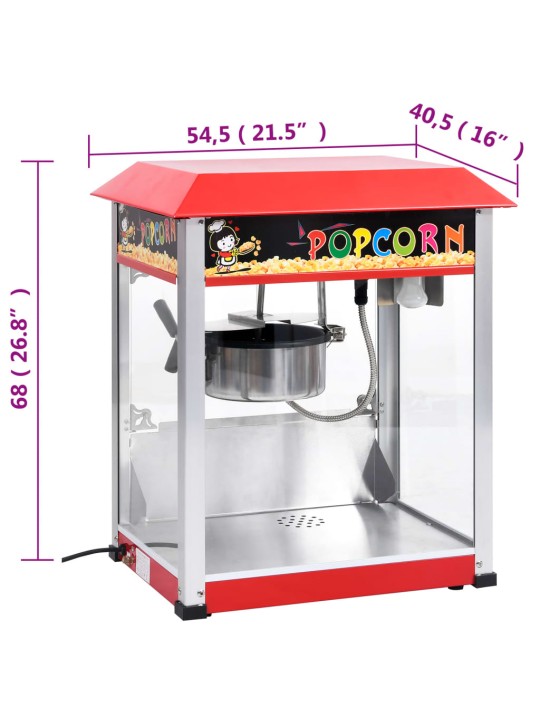 Popcornlaite teflon-kattilalla 1 400 W