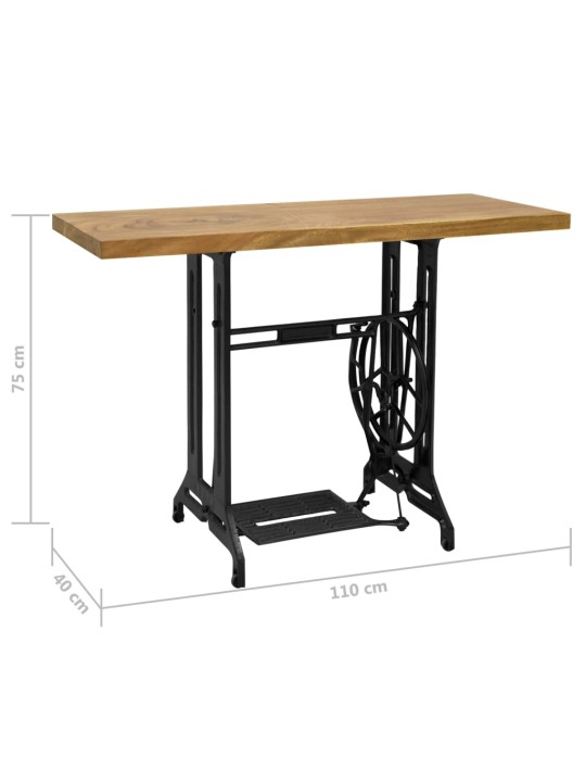 Ompelukone konsolipöytä 110x40x75 cm