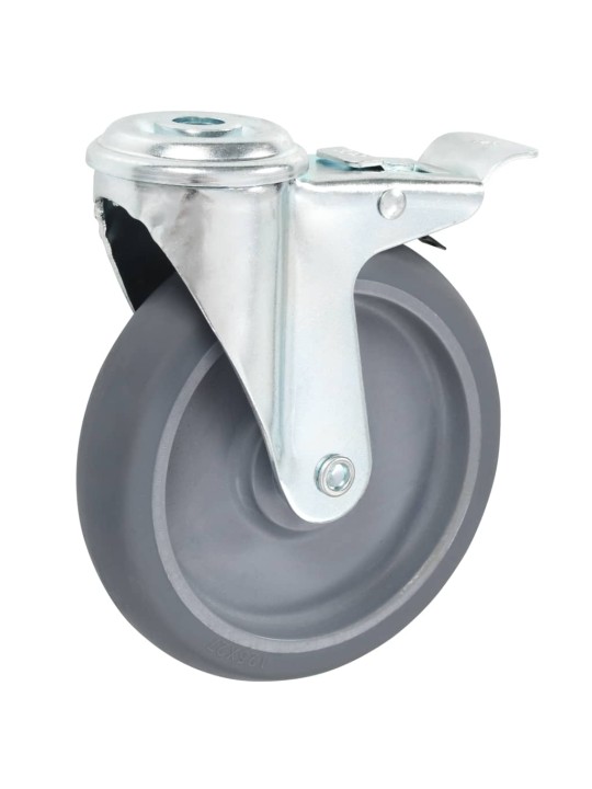Rullapyörät pultinrei´illä 24 kpl 125 mm
