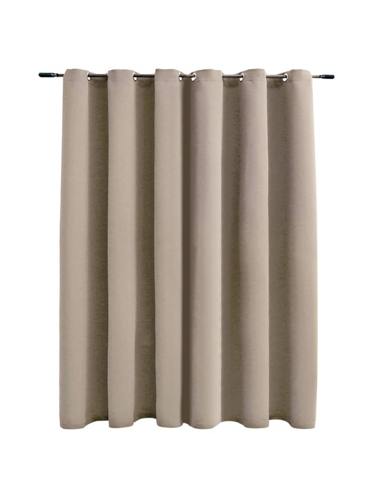 Pimennysverho metallirenkailla beige 290x245 cm