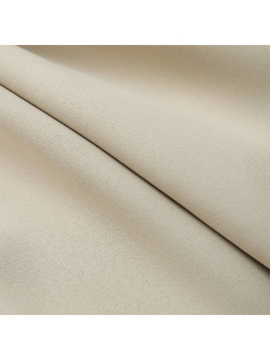 Pimennysverhot koukuilla 2 kpl beige 140x175 cm