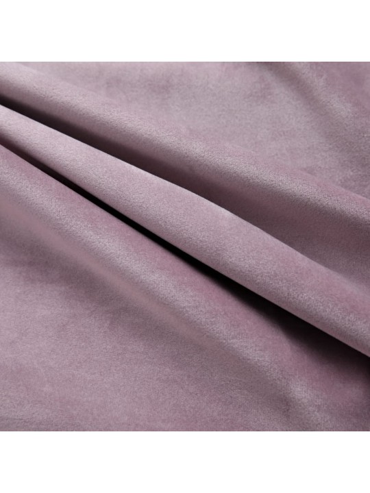 Pimennysverhot renkailla 2 kpl sametti pinkki 140x175 cm