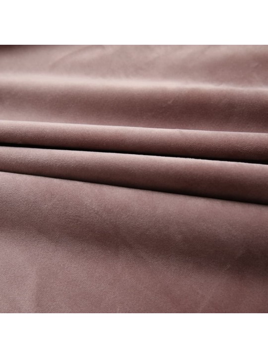 Pimennysverhot koukuilla 2 kpl sametti pinkki 140x175 cm