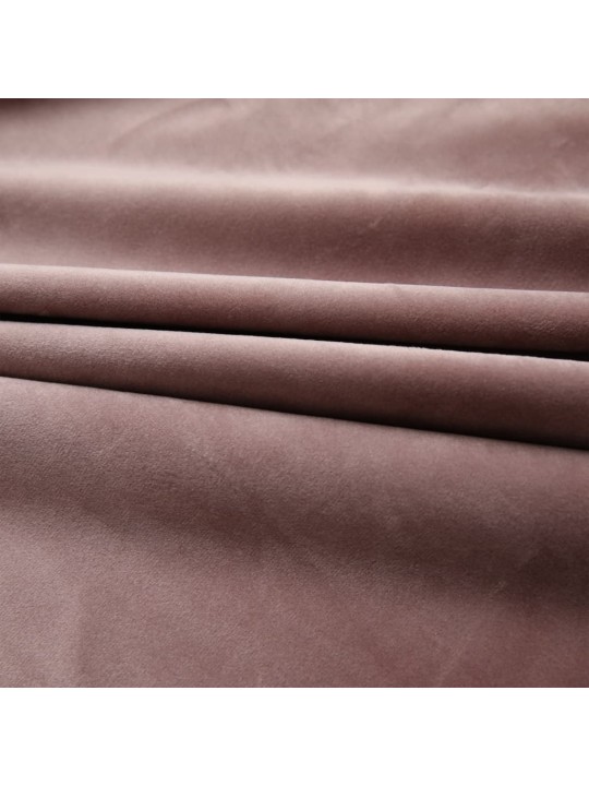 Pimennysverhot koukuilla 2 kpl sametti pinkki 140x225 cm