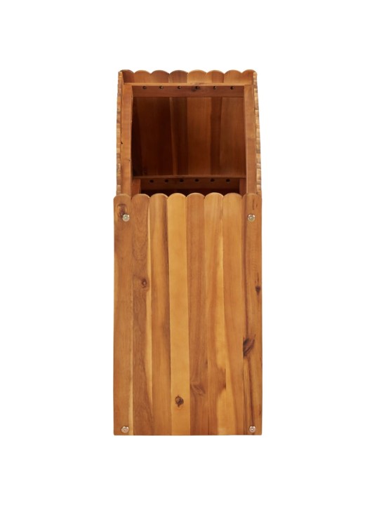 Puutarhan korotettu kukkalaatikko 100x30x50cm täysi akaasiapuu