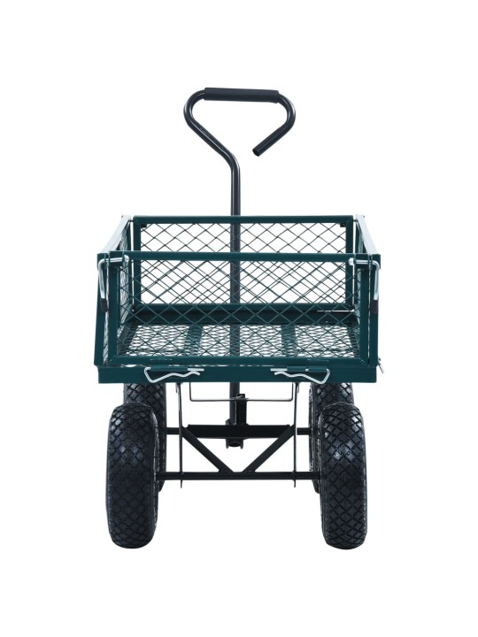 Puutarhan vetokärry vihreä 250 kg
