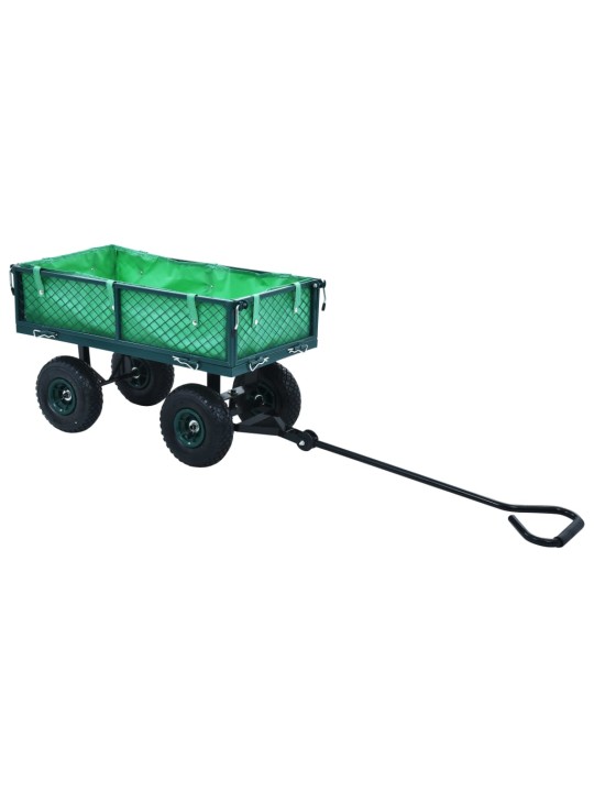 Puutarhan vetokärry vihreä 250 kg