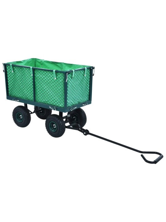 Puutarhan vetokärry vihreä 350 kg