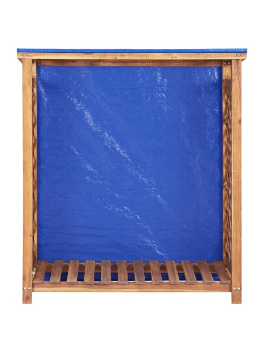 Polttopuuvaja 105x38x115 cm täysi akaasiapuu