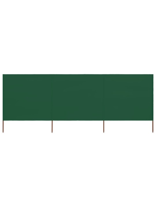 Tuulensuojakangas 3 paneelilla 400x160 cm vihreä