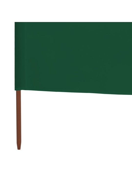 Tuulensuojakangas 3 paneelilla 400x160 cm vihreä