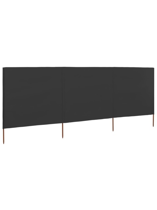 Tuulensuojakangas 3 paneelilla 400x160 cm antrasiitti