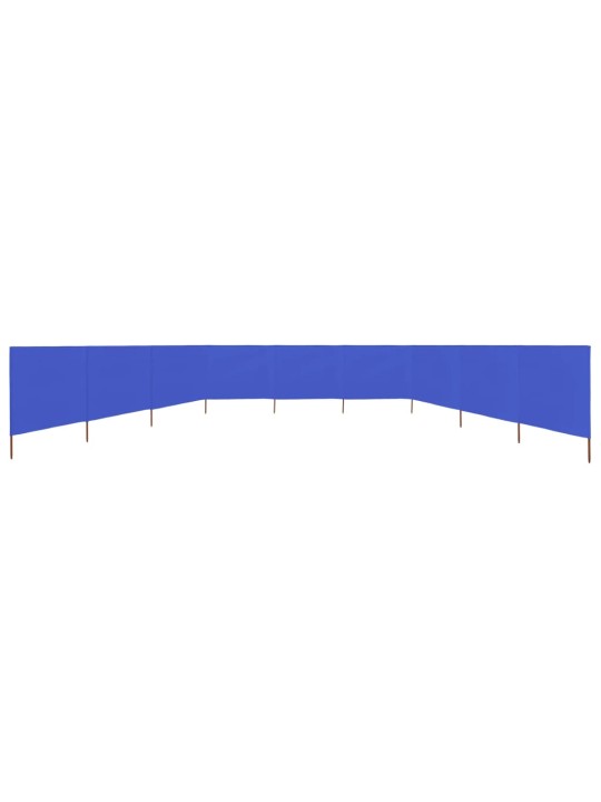 Tuulensuojakangas 9 paneelilla 1200x160 cm taivaansinen