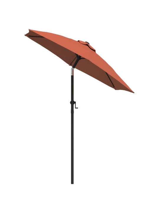 Aurinkovarjo terrakotta 200x224 cm alumiini