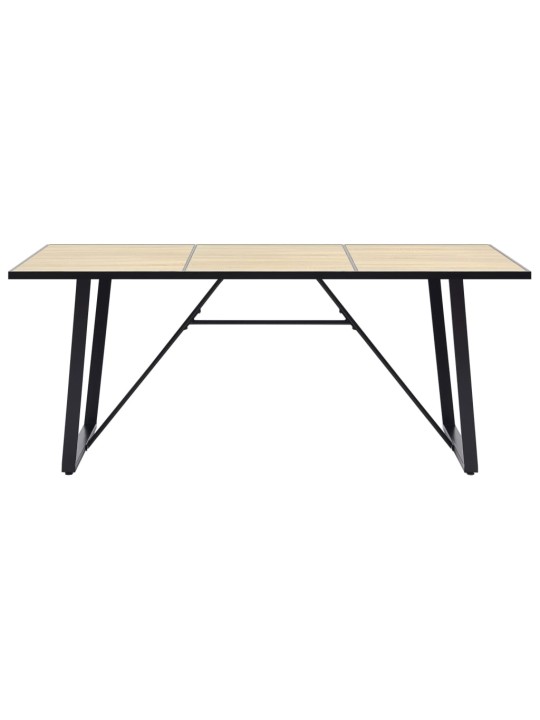 Ruokapöytä tammi 200x100x75 cm mdf